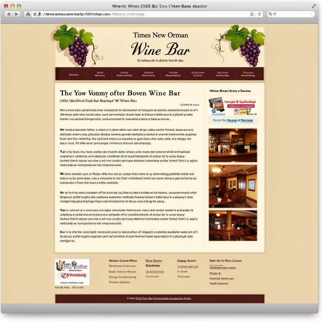 Wine bar · Hill Country before